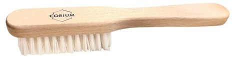 Corium, Spazzola per scarpe in legno per una facile pulizia delle scarpe con setole sintetiche