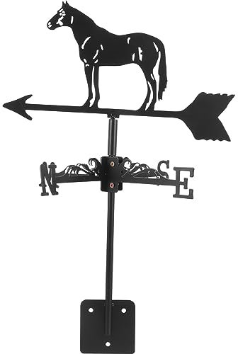OFFSCH Juego De Veleta Vintage para Decoración De Jardín Caballos Granero Al Aire Veleta Indicador De Dirección del Viento
