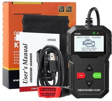 OBD2-skanner Bilkodläsare OBDII-diagnosverktyg Läs Rensa Fel DTC-sökning O2-monitor Testa Livedata TvåVäGstestning