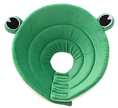 Schutzkragen Halskrause einstellbar Anti Leck Ring Wunde Schutzhalsband Pet Protection Collar Weiche Pet Recovery Kragen Anti Bisskragen Haustierpflege Wunde Kragen für Haustiere Hunde Katzen(S)