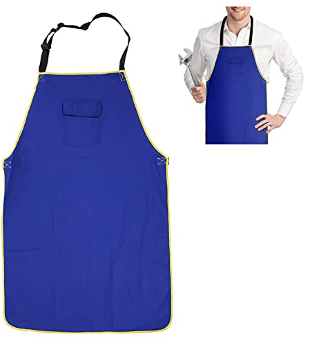 Dioche Flame Retardant Welding Work Apron, Welding Apron Fire Resistant Safety Welder Work Apron Suit for Workshop Studio Multifunctional Aprons