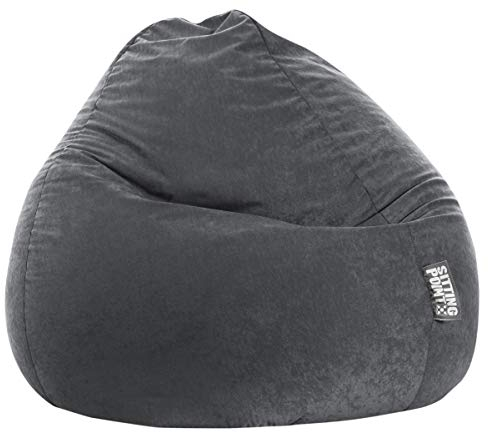 SITTING POINT only by MAGMA Sitzsack Easy XXL ca. 300 Liter anthrazit