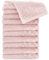 Pure Label 10-TLG. Gästehandtücher 30x50 cm mit Aufhängeschlaufe aus 100% Baumwolle, saugstark, weich und Oeko-TEX Zertifiziert - 10 Gästehandtücher Rosa, 30x50 cm