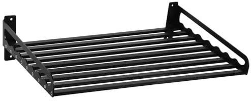 Microwave Oven Rack, 23.6 x 15.6 Inches Shelf Rack for Microwave Wall Mount, Wall-Mounted Electric Oven Holder Shelf Kitchen Wall Pot Pan Rack