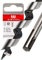 SDS Plus Schlangenbohrer 40mm x 460 - Extra Lang - Holzspiralbohrer - kompatibel mit Bosch Hilti Makita Metabo - Premium Qualität - Type Lewis Holzbohrer für Abbruchhammer und Schlaghammer