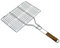 Dehner BBQ Hamburger-Griller, 55.5 x 35 cm, Edelstahl/Buchenholz, Silber/braun