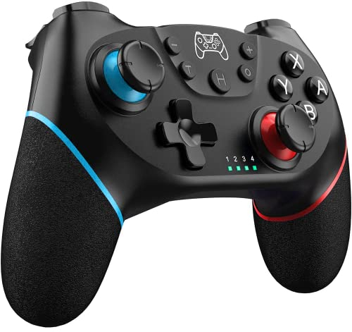 Sefitopher Switch Controller für Switch 2/Switch/Switch OLED/Switch Lite, Wireless Switch Pro Controller mit Double Shock, 6-Achsen Gyroskop und Turbo Funktion-2025 Verbesserter