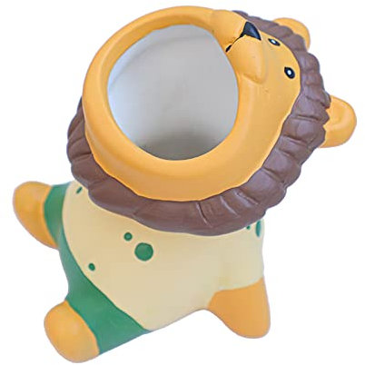 QUINTRA Pot de fleurs charnu en céramique, plateau de table créatif à faire soi-même, pot de fleurs charnu, cadeau pour amis et famille, bol funéraire avec réservoir d'eau (B, taille unique)