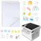 Paquete de 20 Hojas de Papel Adhesivo A4 Blanco para Imprimir - Pegatina para Impresoras de Inyección de Tinta y Láser, Papel Fotográfico Adhesivo