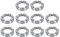 QUARKZMAN Rodamiento de Bolas para Biela 3/16 (5 mm) x 7 Bolas, 10Pcs de Rodamientos de Bolas de Repuesto para Rodamientos de Eje de Pedalier Y Rodamientos de Cuadro de Rueda