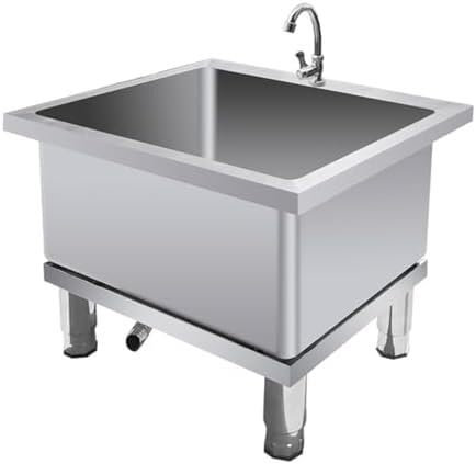 Conjunto de fregadero de acero inoxidable Fregadero de servicio independiente Fregaderos for desechos Fregadero de piso de acero inoxidable Fregadero de cocina comercial Fregadero de servicio for sóta