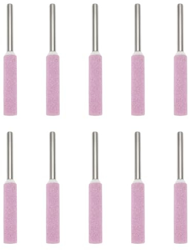 LT Easiyl 10 Stück Kettensägen-Schleifsteine 5,5 Mm Kompatibel mit D-remel Kompatibel mit Proxxon-Schleifmaschinen