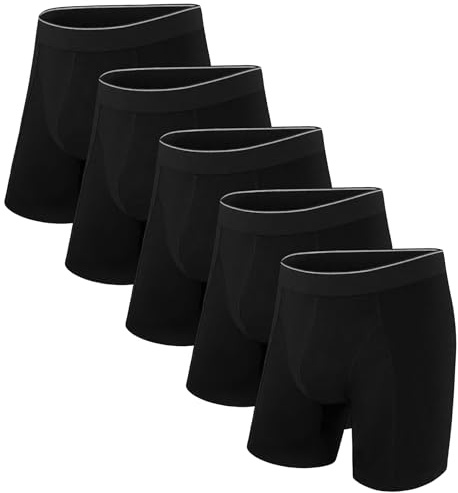 Uniexcosm Calzoncillos Hombre Boxer Algodon - Ropa Interior Hombre Boxer | 95% algodón,Hombre Boxer Brief Hombre Pack,Transpirables,Suaves y EláSticos,Sostenible