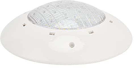 CHICIRIS Lampada da Piscina in Plastica Impermeabile Ad Alta Luce Subacquea a LED per Illuminazione della Piscina Dell'hotel IP68 AC12V Luce Calda (25W)