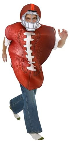 FUNFOCUS Disfraz de fútbol americano para adultos, divertido disfraz de espuma para hombres y mujeres, traje ligero con temática deportiva, perfecto para despedidas de soltero, pub y carnaval