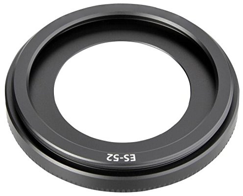 CELLONIC Parasol ES-52 Compatible con Canon EF 40mm f/2.8 STM EF-S 24mm f/2.8 STM Lens Hood de Bayoneta, Protector Solar para Objetivos Circular/Cilíndrico