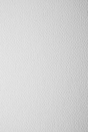 Netuno 20x Papier Weiß beidseitig strukturiert DIN A4 210 x 297 mm 120g Prisma Bianco Präge-Papier Weiß Struktur-Papier Papier mit Textur Bastel-Papier strukturiert A4