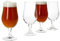 MamboCat 4er Set Artisan Pilsglas I 350ml, Höhe 18cm I für 4 Personen I Biertulpe aus Glas mit Fuß I transparentes Bierglas 0,35L I Biergläser für Partys, Geburtstage, Feiern, Bierfeste & Co