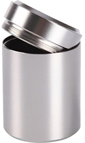 Lpitoy Pot De Stockage en Aluminium, Portable, Hermétique, Anti-, Bouteille, Conteneur De Stockage Polyvalent pour Épices, Café, Thés