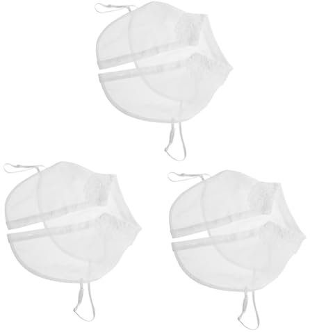 DIYEAH 3stücke Diy Fake Collar Für Damen Abnehmbarer Einfacher Design Kragen Für Blusen Und Kleider Vielseitiges Modeaccessoire Für Jede Gelegenheit