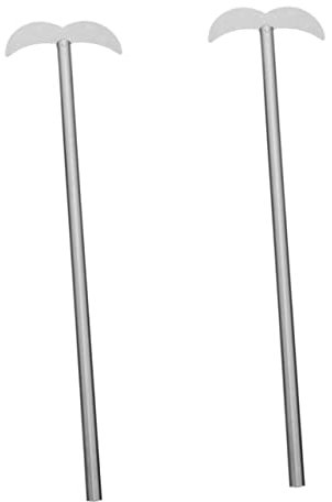 KOCKSHION 2pezzi Stirring Rod Acciaio Inossidabile Miscelatorper Laboratori Resistente Corrosione Per Chimica e Solventi