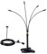 Sistema de nebulización portátil de 26 pies Mistros de pie para patio exterior, altura ajustable Mistros de agua flexibles para enfriar el porche de la piscina del porche al aire libre, sistemas de