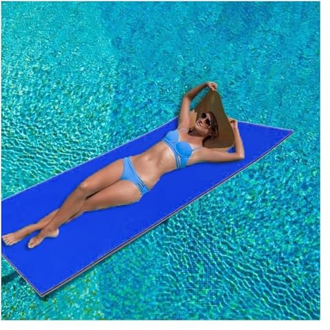Flytande vattendyna, flytmattor for sjön flytande | mattor for vattnet | Flytmatta for pool, strand, sjö, rivningsbeständig(270 * 183cm)