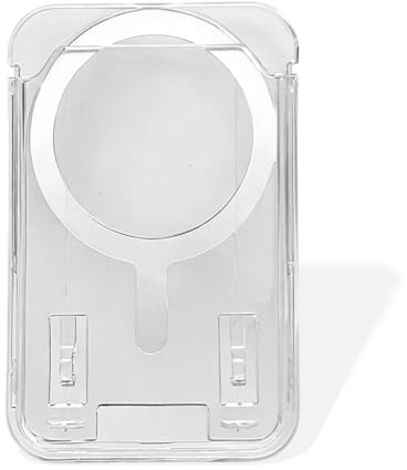Transparenter Magnetischer Kartenhalter, Sichere Handy Magnetischer Kartenhalter 2-Karten