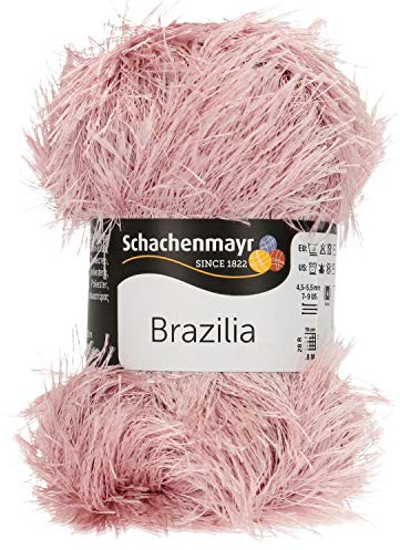 Sibylles Geschenkeartikel 50g Schachenmayr Brazilia - Farbe: 1297 Orchidee - modisches Ganzjahresgarn mit raffiniertem Franseneffekt