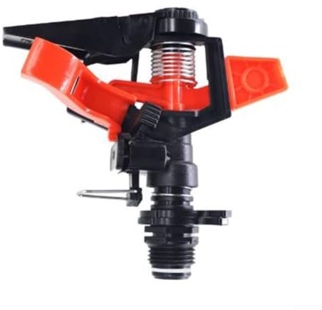 Aspersor de jardín impulsado con radio de pulverización personalizable para el cuidado del césped