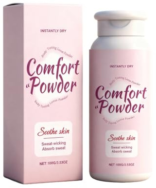 Poudre de confort, confiance en soi et cette poudre corporelle sans talc absorbe la sueur, prévient les frottements, soins du corps pour femmes (1)