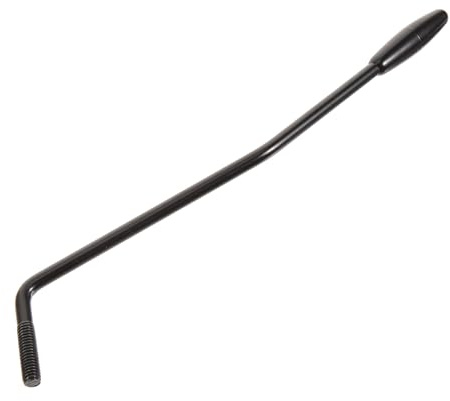 SOLUSTRE Braccio Tremolo Singolo in Metallo Filettato 6mm Nero per Chitarra Elettrica, Leva Vibrante per Effetti Sonori, Accessorio per Performance e Registrazioni