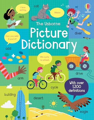 Picture Dictionary: A Colorful First Dictionary About Words, Spelling, and Grammar for Kids (Ages 4-7) (Dictionaries, 1)