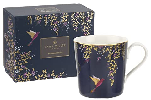 Sara Miller for Portmeirion Chelsea Mug-Navy, Ceramic 120 x 150 x 95 cm