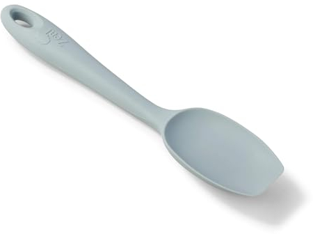 Zeal J221B Scratch Non-Stick Spatula Spoon, Silicone, Duck Egg Blue, 20 x 4.4 x 2.2 cm