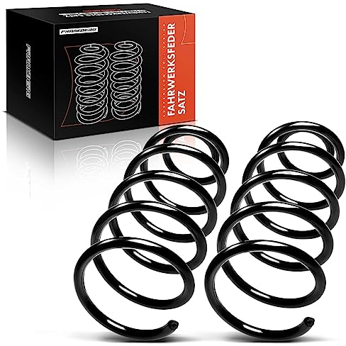 Frankberg 2x Federn Fahrwerksfeder Vorderachse Links Rechts Kompatibel mit Golf IV 1J1 1997-2005 New Beetle Cabriolet 1Y7 2003-2010 Replace# 1J0411105AL