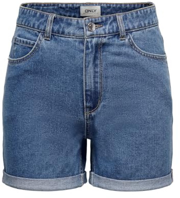 ONLY dam Jeansshorts Onlvega Life Hw Mom Shorts Noos