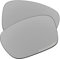 EZReplace Lentes de repuesto para gafas de sol Oakley Holbrook OO9102 (lentes polarizadas), Policarbonato de metal plateado actualizado, Talla única