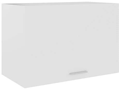 FIRBNUS Meuble de Cuisine Armoire Suspendue Blanc 60x31x40 cm Aggloméré Armoire de Rangement Grande Capacité Largement Utilisée dans Restaurants Hôtels Production Alimentaire