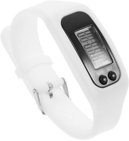 BESPORTBLE Bracelets en Silicone podomètre Bracelet Calories Moniteur Montre podomètre Montre Sport Enfant Blanc Bracelets de Sport