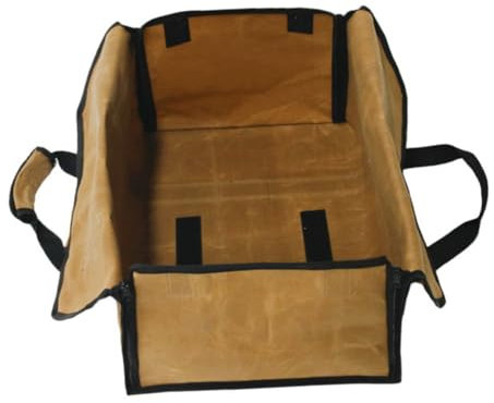 Cabilock Outdoor Log Storage Large Capacity Firewood Tote Bag Camping Firewood Bag Enclosed Design