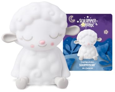 tonies Hörfiguren für Toniebox – Nachtlicht Schlummerschaf – Musik beruhigenden Klängen + Kreativ eigene Aufnahmen, für Kinder ab 3 Jahren, Laufzeit 90 Min.