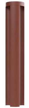Lucande LED utomhu Raiku (modern) i brun av aluminium (3 ljuskällor, ) – vägbelysning pollerlampa, väglampa, sockellampa