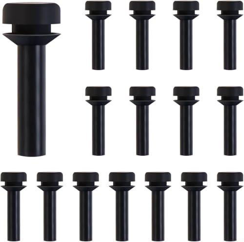 Gas Stove Grate Rubber Feet for GE Gas Cookers, WB02X24790 Replacement Parts for Stove Grate Foot, Non-Slip Heat Resistant(16PCS)