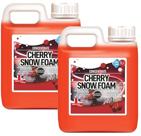 STORM TRADING GROUP 1L High Cherry Snow Foam Super Thick Vehicle Cleaning Foam Extremely Powerful & Easy To Use Pre Wash Solution (1)