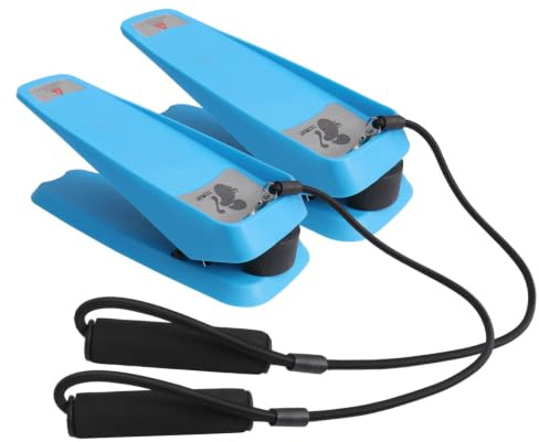 Cabilock Mini Stepper, Équipement de Fitness à Pédales, Plastique Bleu, pour Perte de Poids et Exercice Quotidien la Maison Fitness Work