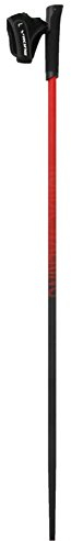 viking Nordic Walking stavar – ultralätt – handledsrem med clip-on-system – profilerat handtag – Pro tränare, röd, 120 cm