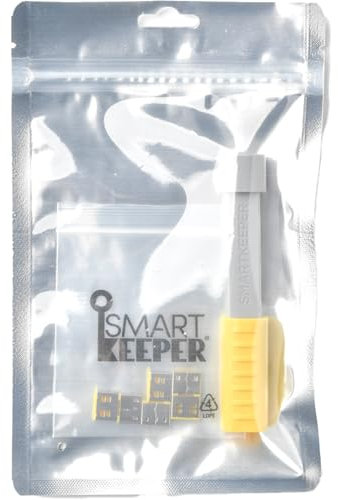 SmartKeeper ESSENTIAL / 6 x USB A-Port Blockers mit 1 x Lock Key Basic / Gelb