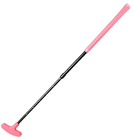 rockible Putter de Golf Retráctil Mini Putter de Golf Golfistas Diestros O Zurdos para Mujeres Y Hombres Putters de Golf de Dos Vías Club de Golf para Jardín, Rosa
