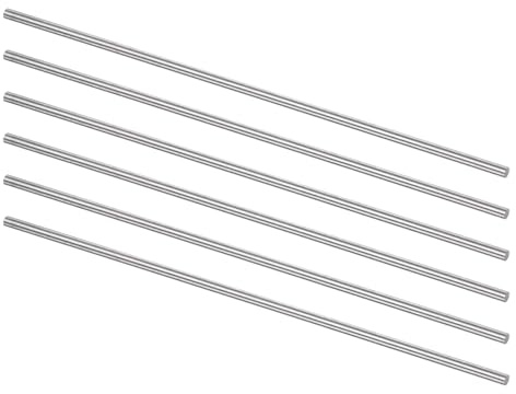 sourcing map 5 aste rotonde in acciaio inox, 1,9 mm x 100 mm, per tornio ad alta velocità, per tornio ad ingranaggi, torni, alesatrice, tornitura in miniatura fai da te